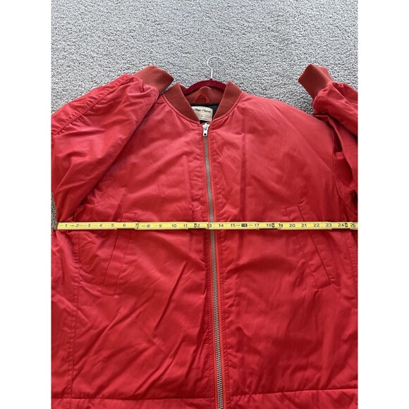 Free People We The Free Jacket Women Becca Red Oversize Puffer Bomber Sz M NWT - Picture 9 of 12